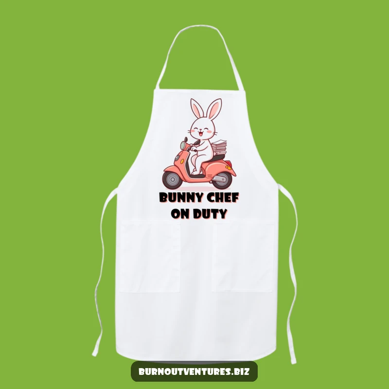 Funny Rabbit Apron: Hilarious Kitchen Gift for Speedy Cooks