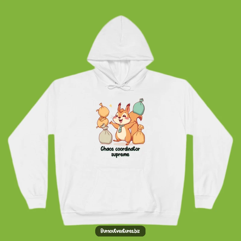 Funny Squirrel Hoodie: Cozy Up with Hilarious Juggling Chaos Gift